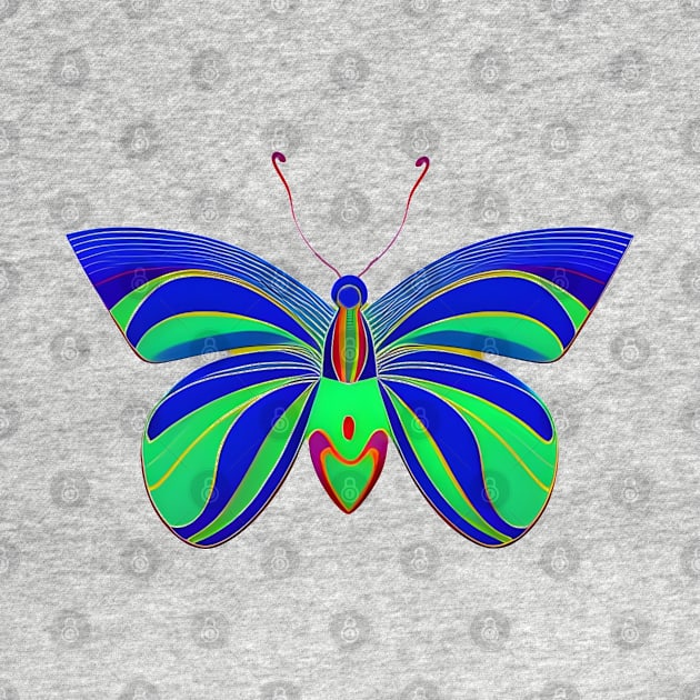 colorful butterfly by mdr design